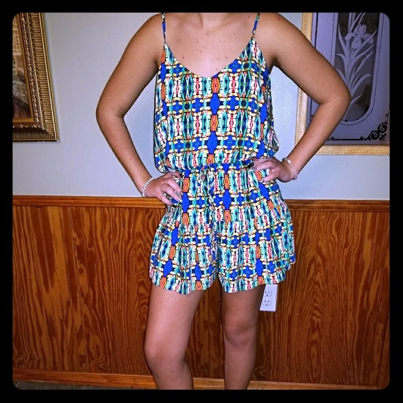 Beautiful Colorful Romper - Picture 1 of 7